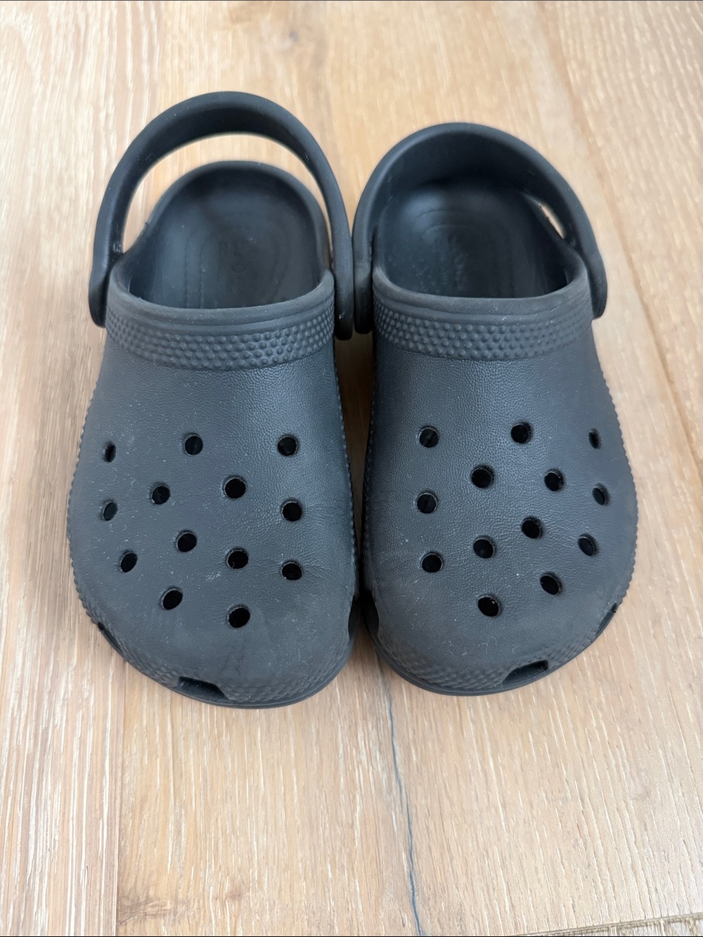 Crocs Kids Black Slip-On Clog Sandals